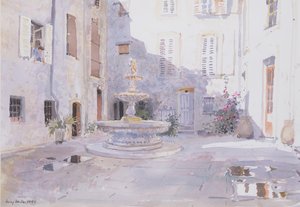 After Rain, Tourrette, 1993 (wc na papíře)